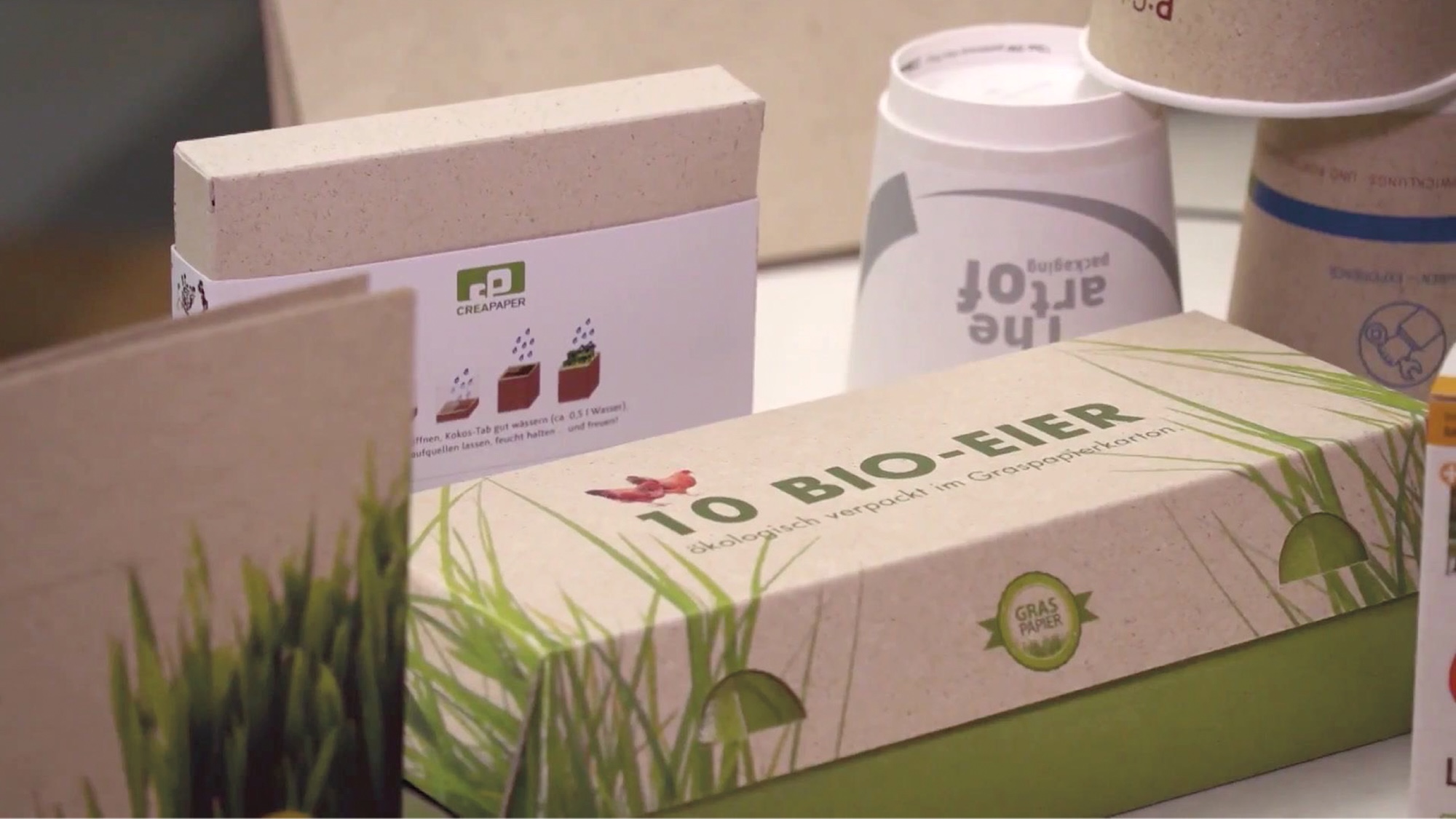 Grass Paper display