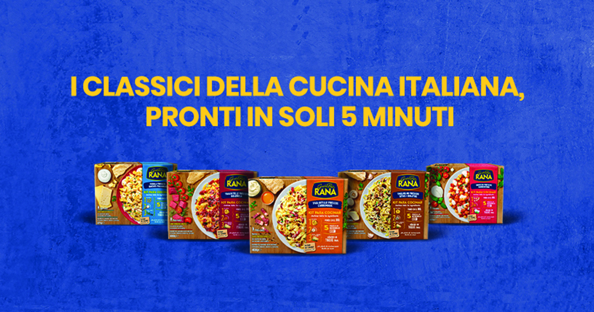 Giovanni Rana's Pasta KIT made in HT Board® LIC Packaging Spa