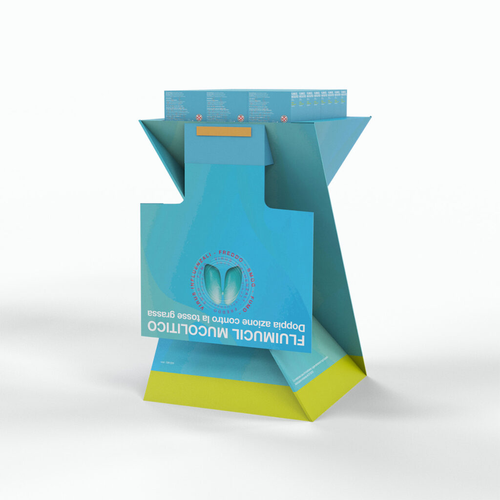 L'espositore Avancassa di Zambon Italia