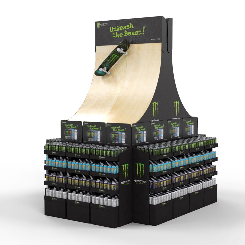 Unleash the Beast: L'isola promozionale di Monster Energy