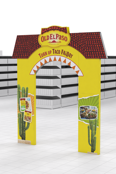 Il maxi arco di Old EL Paso: entra nel mondo tex mex di General Mills